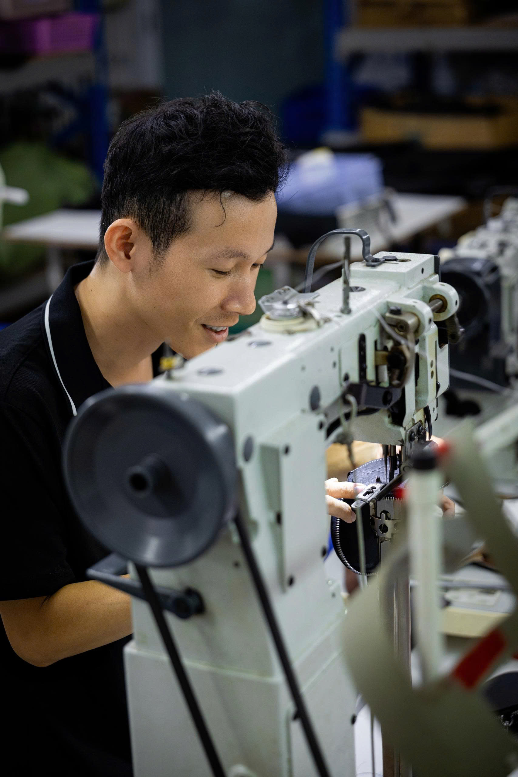 May kỹ thuật trên máy may trụ chuyên dụng